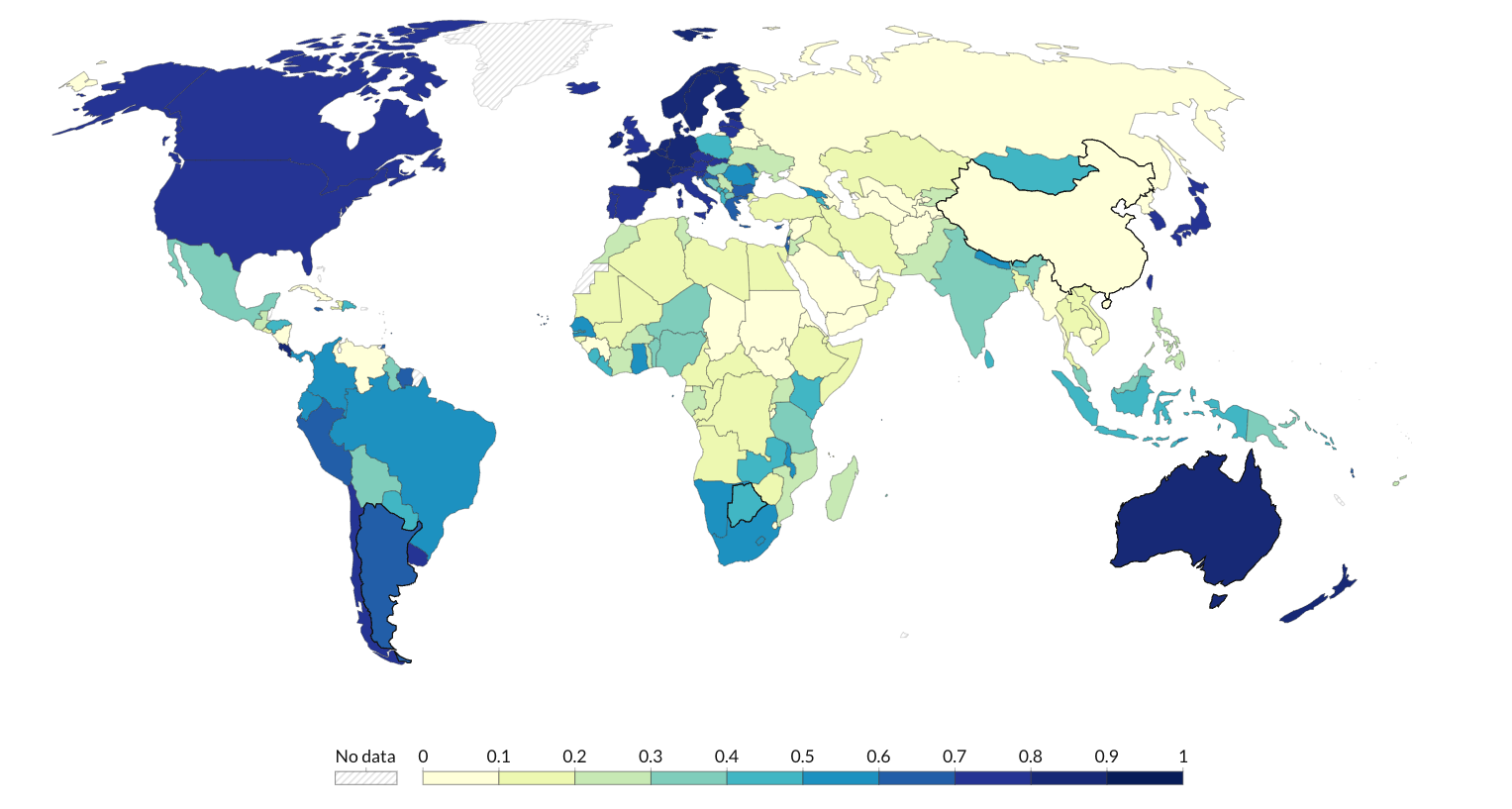 V-Dem Liberal democracy index